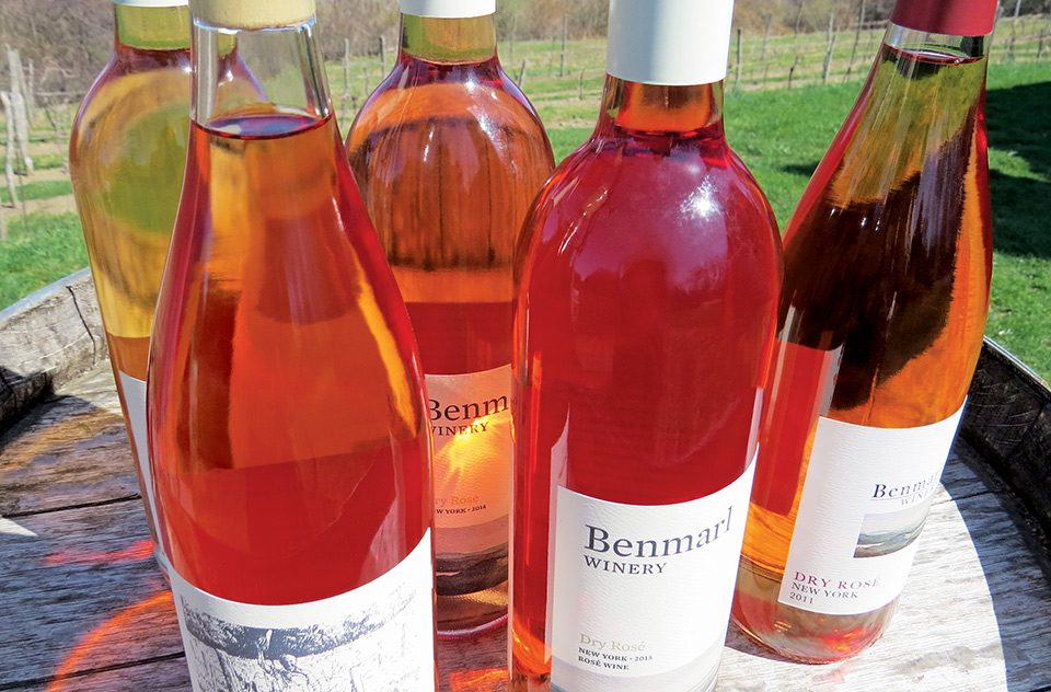 Benmarl WInery bottles of Rosé